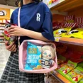 thumbnail image 4 of Itabag Kawaii, bolsos cruzados suaves de cuero PU para mujer, Bolso Ita transparente para niñas, Bolso JK para muñeca de 20cm, Bolso de hombro para mujer, 4 of 5