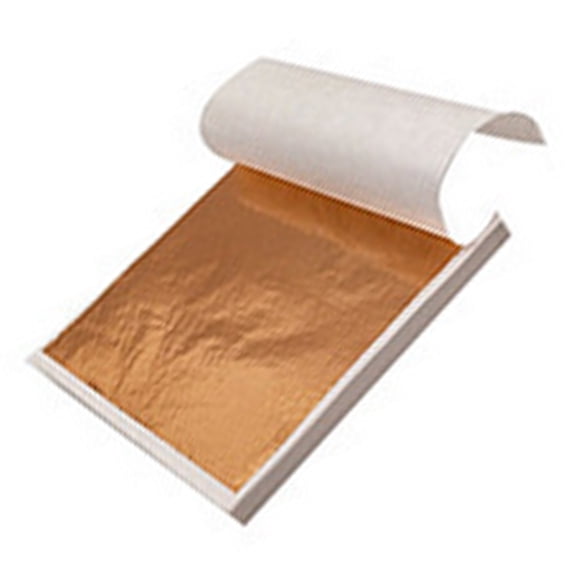Bewildely 100 Uds. De papel de hoja de papel de aluminio para manualidades, papeles dorados impermeables, artesanía exquisita, decoración de Type3 NO3