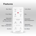 thumbnail image 3 of Asiento de Inodoro Eléctrico SmartBidet SB-1000WR Redondo, 3 of 8
