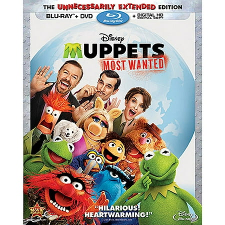 Muppets Most Wanted (The Unnecessarily Extended Edition) (Blu-ray + DVD + Digital HD)
