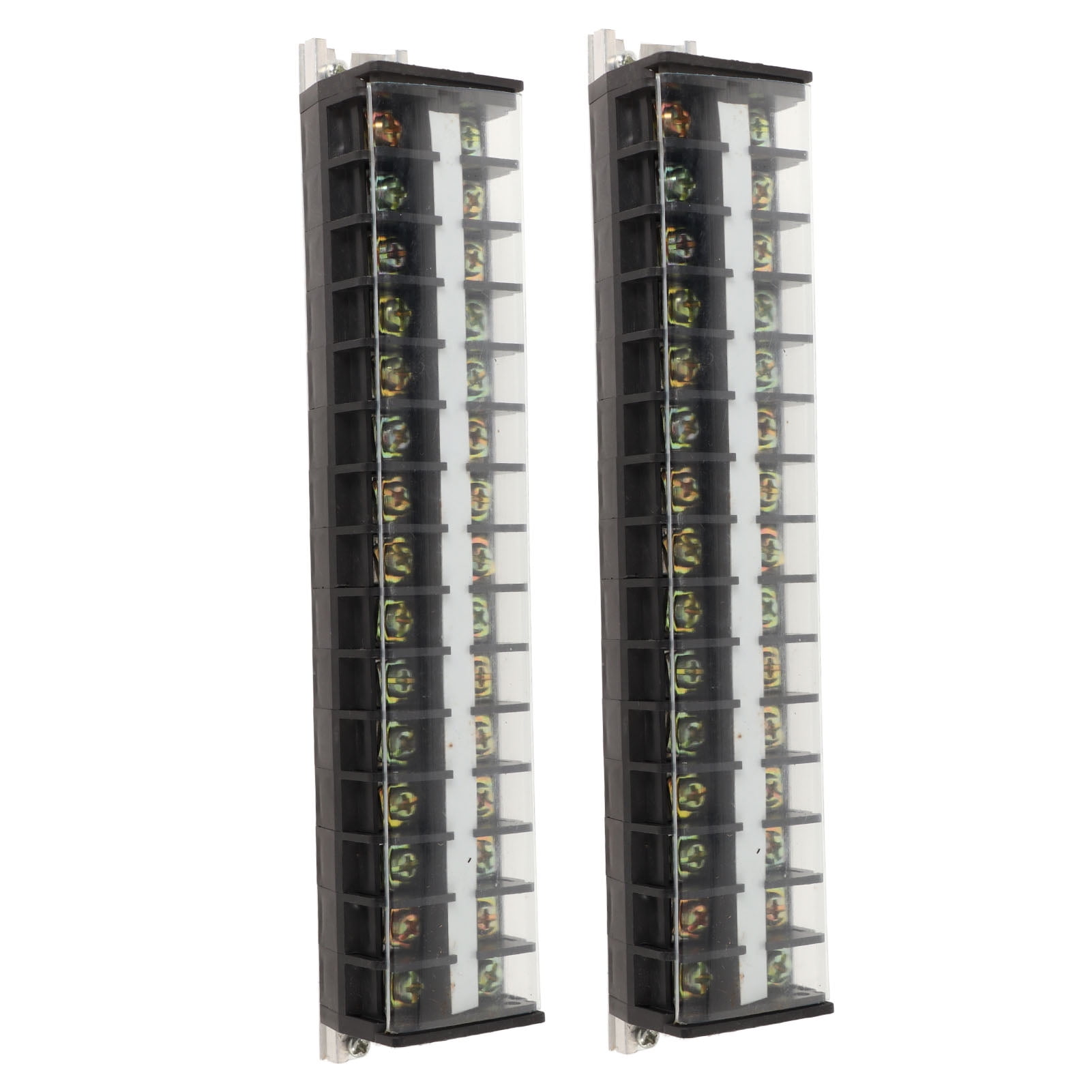 Heavy Duty Wire Barrier Block, 30A, 660V, Secure Copper Terminals  Clear Cover
