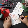 thumbnail image 4 of Outline Markers Mr. Pen Double Line, 24 unidades, colores metálicos, 4 of 9