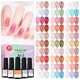 thumbnail image 1 of Set de esmaltes de uñas SAVILAND Jelly Gel 30 colores translúcidos, 1 of 8