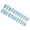 thumbnail image 2 of ruzhgo Length Coffin Fake Nail Scratch Resistant Press-on Fingernails Removable Trimble Nail Tip Adjustable Manicure Stickers Girls Type 1 Type 37, 2 of 6