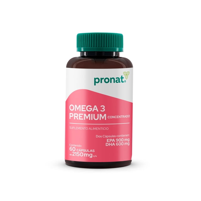 Suplemento Omega 3 Premium Concentrado Sabor Yerbabuena 60 Caps