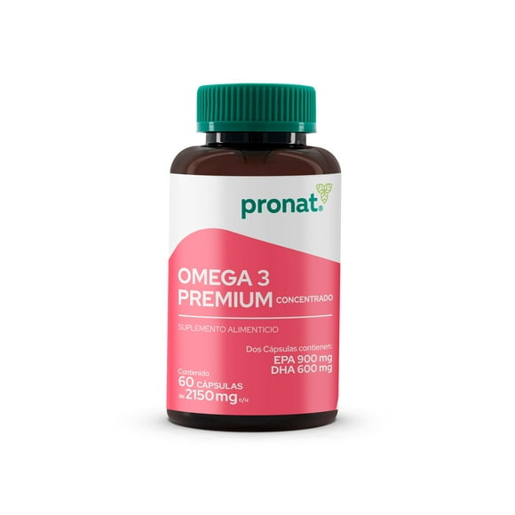 Suplemento Omega 3 Premium Concentrado Sabor Yerbabuena 60 Caps