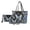 Blue-Butterfly Boho Mandala Flower, variant on LedBack Butterfly Printed Wallet and Purse Set Boho Mandala Printed Tote Bag Handbags Set with Matching Wallet Cosmetic Purses for Women Ladies 3 Pcs Shoulder Bag Set, Blue
