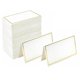 thumbnail image 1 of Tarjetas De Lugar 120 Tarjetas De Carpa Pequeñas Con Bordes De Lámina Dorada, Adecuadas Para Bodas, Banquetes, Carros De Mesa, 1 of 5
