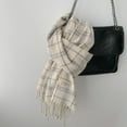 thumbnail image 5 of Extra Long Winter Plaid Scarf for Women, Super Soft Thick Warm Wrap, 212x68cm,212*68cm,4, 5 of 43