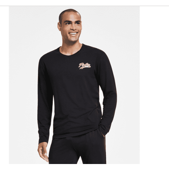 Polo Ralph Lauren Men's Long-Sleeve Sleep Shirt - Polo Black