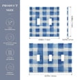 thumbnail image 2 of Yayeee Toggle Light Switch Wall Plate 2-Gang 4.56"x4.48" Decorative Outlet Cover, Blue Plain, 2 of 7