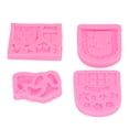 thumbnail image 3 of Molde de pastel de hadas, 4pcs reutilizable fácil para demould de hada jardín moho de alimentaciónón silicona para panadería para el hogar para gelatina de Dulces, 3 of 7
