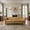 Gold, variant on 84.65" Rolled Arm Chesterfield 3 Seater Sofa (Gold)