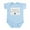 Sky Blue, variant on CafePress - Laissez Les Bon Temps Rouler! Infant Bodysuit - Baby Light Bodysuit, Size Newborn - 24 Months