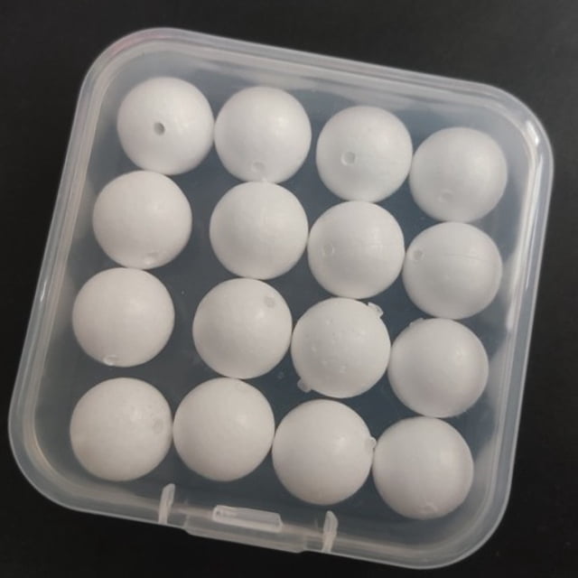 16Pcs Carp Fishing Floats Beads Foam Floats Ball Floating Bait Ball Bait Floats
