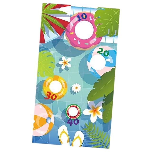 Lanzamiento de bolsitas de frijoles - Divertido juego de fiesta con una bandera colgante - Juego de carnaval para adolescentes - Regalo de cumpleaños Estilo C