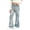 Q81 Multicolour, variant on Angala Toddler Girls Denim Pants Floral Graphic Flared Leg Jeans High Waisted Fall Casual Girls Trousers Size 2-3 Years