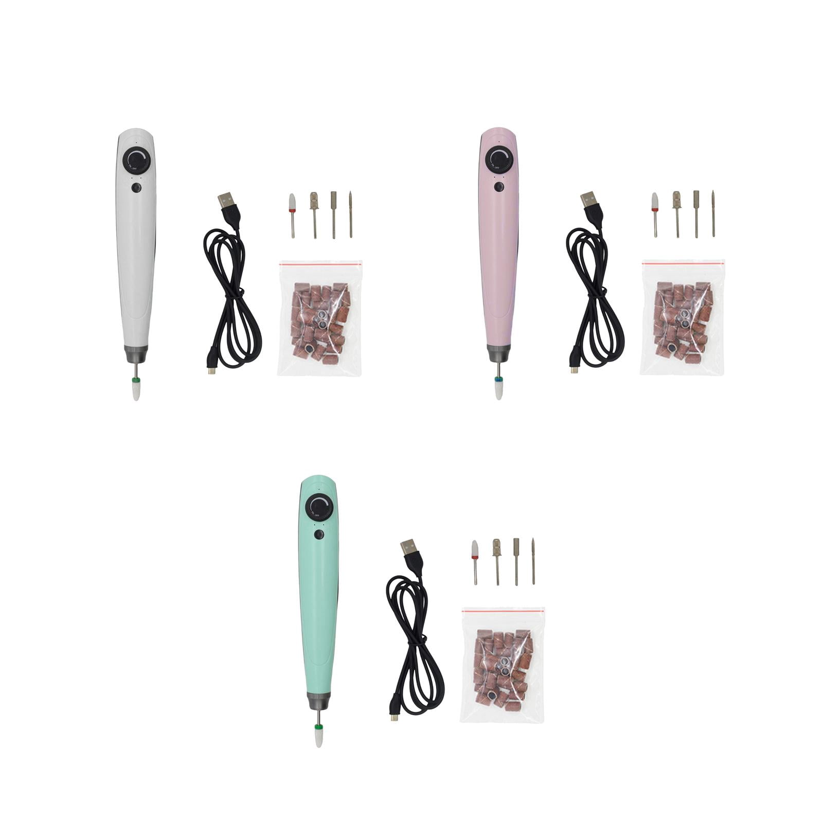 Electric Nails Drill Pen Compact Manicure Pedicure Kits for Grinding Trimming