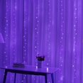 thumbnail image 3 of Guirnalda de luces LED con forma de cortina para decoración navideña, 8 modos, para el hogar, Año Nuevo y Navidad, 3 of 5