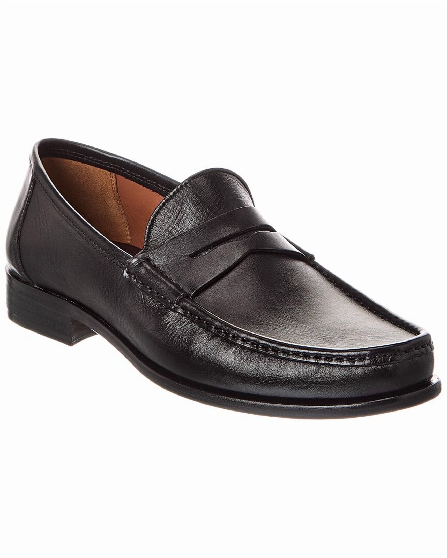 M by Bruno Magli Parker Leather Loafer, 100, Black - Walmart.com display picture 1
