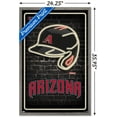 thumbnail image 3 of MLB Arizona Diamondbacks - Neon Helmet 23 Wall Poster, 22.375" x 34" Framed, 3 of 6