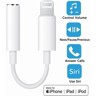  OPSO Lightning to 3.5mm Jack Adapter, [ MFi Certified ] 3.5mm  Headphone Dongle Connector Compatible Airpods iPhone 14 Mini 14 Pro Pro Max  /13 Mini / 13 Pro Pro Max /12