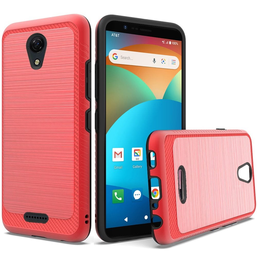 For Att Fusion Z Motivate Icon 2 Slim Brushed Hybrid With Design Edged