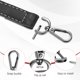 thumbnail image 4 of Ganchos de Clasp Giratorio Uxcell [4pcs] - Ganchos de Clip para Llaveros para Fabricación de Llaveros - [Negro - 1.9 IN] Hardware de Clip de Cordón, 4 of 6