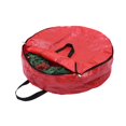 thumbnail image 1 of Garland Bag Storage Boxes Carry Organizer Bags Durable Red Foldable Waterproof And Dustproof Christmas Polyethylene, 1 of 24