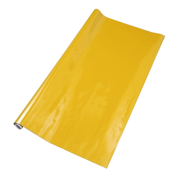 Película de Envoltura Protectora Amarilla Única Bargains 2.49ft x 59.84inch Cubierta de Vinilo Interior Exterior 5.5mil 1 Pc PVC Universal