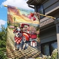thumbnail image 3 of Be My Valentine's Australian Cattle Dog Truck Full of Love Flower Balloon House Flag 28x40in Double Sided Heeler Lover Gifts Outdoor Decor - 02029, 3 of 5