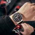 thumbnail image 5 of Men Watches Business Casual Wrist Watch (Chronograph/Waterproof/Luminous/Calendar) Silicon Band Fashion Watches for Men…, 5 of 5