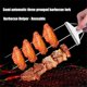 thumbnail image 3 of Brochetas de Acero inoxidable NQ con bolsa de tela Oxford 3 vías para asar carne verduras y frutas, 3 of 5
