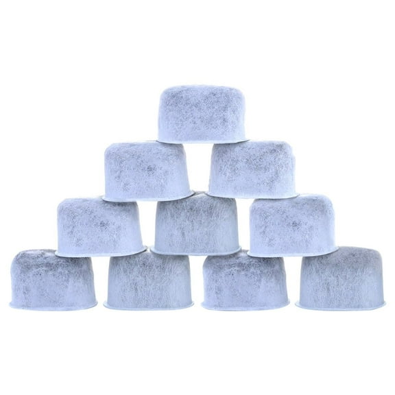 Charcoal Coffee Filter Replacements for Cuisinart Coffee Machines - Activated Charcoal Water Purification Filters, , 10 Packs