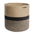 thumbnail image 1 of Cesta De Almacenamiento De Cuerda De Algodón, Contenedores De Almacenamiento Duraderos Para Guardería, Lavandería, Toalla, Ropa, Cosméticos, Libros, 1 of 8