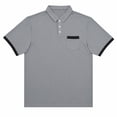 thumbnail image 4 of Guluxicc Men's Pullover Shirts with Pocket Button Classic Fit Short Sleeve Business Casual Shirts for Everyday Wear, 4 of 6