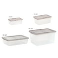 thumbnail image 7 of IRIS 28 Qt. Underbed Plastic Storage Bins with Lids, Stackable Storage Containers, Totes, 6 Pack, 7 of 7