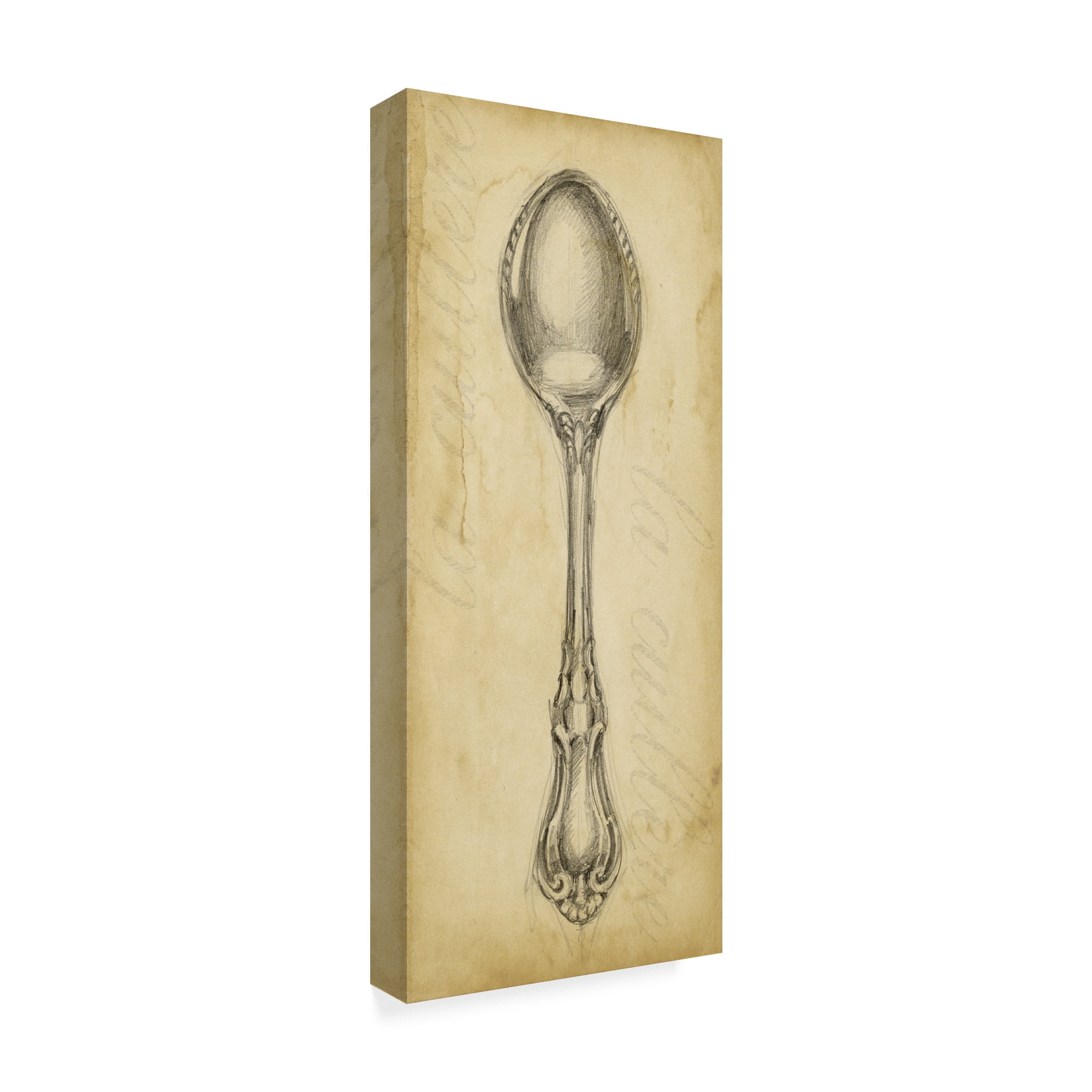 Trademark Fine Art 'Antique Spoon' Canvas Art by Ethan Harper