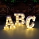 thumbnail image 2 of Luz LED de noche con letras, alfabeto, número, corazón, plástico, adorno para boda, Día de San Valentín, fiesta de cumpleaños, decoración artesanal, 2 of 4