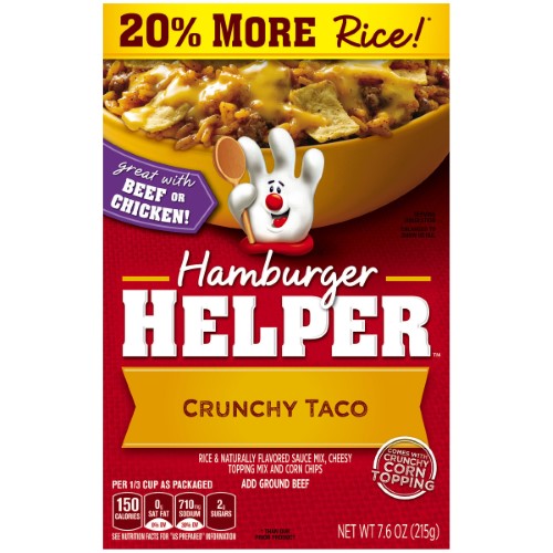 Betty Crocker Hamburger Helper Crunchy Taco Hamburger Helper 7.6 Oz