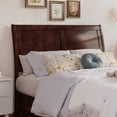 thumbnail image 1 of Portland Full Sleigh Wood Headboard in Walnut, 1 of 8