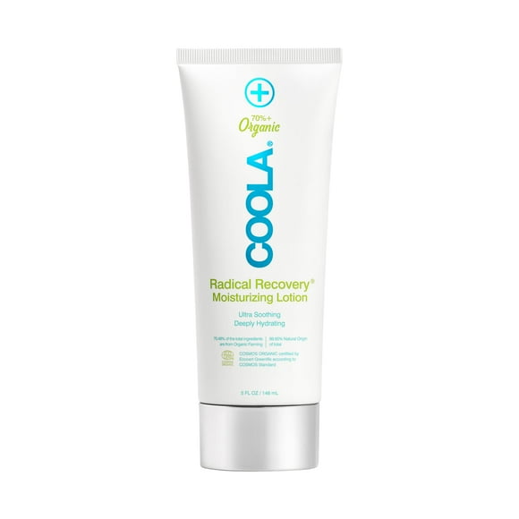 Coola Lotion Corporelle Biologique de Récupération des Radicaux après le Soleil, Comprend de l'Aloès, de l'Agave et de l'Huile de Lavande pour Soulager les Coups de Soleil, 5 Fl Oz