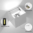 thumbnail image 3 of Lámpara Led Pared De 10w Interior Exterior Impermeable Deco Xtellar blanco, 3 of 3