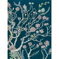 thumbnail image 2 of McCavitt, Naomi 25x32 White Modern Wood Framed Museum Art Print Titled - Indigo Night Chinoiserie II, 2 of 4