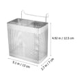thumbnail image 2 of unbranded 2Ud Organizador De Cubiertos De Acero Inoxidable Para Cocina Y En Color Plata, 2 of 8
