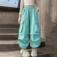 thumbnail image 6 of JLMSPLWG Girs Cargo Pants Kids Patchwork Harem Trouser Girl Boyfriend Aesthetic Pantalones Teens Cool Y2k Retro Outfits Toddler Girl Clothes, 6 of 9