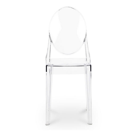 Modholic Ghost Dining Chair, Clear