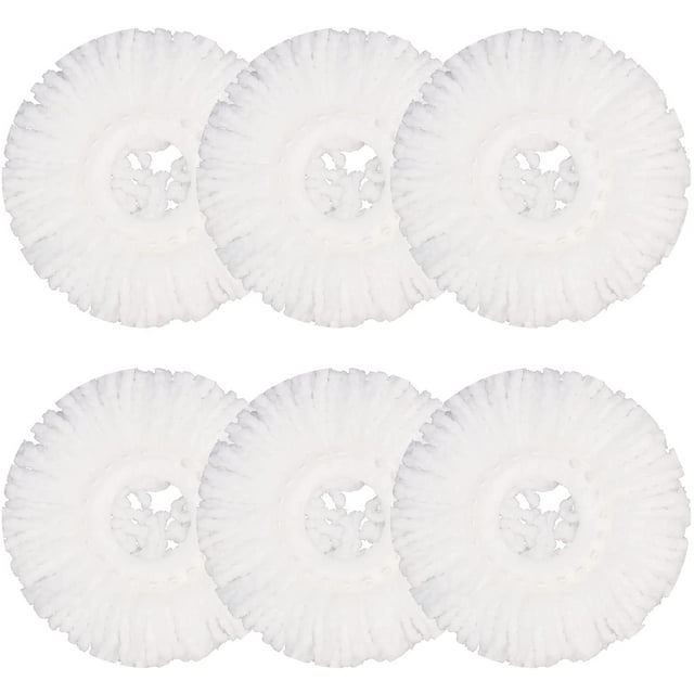 Hometimes 4 Pack Mop Head Replacement for Hurricane Spin Mop