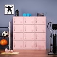 thumbnail image 6 of Metal Lockers for Employees,Office Storage Locker with 4 Door,Tall Locker Cabinet for Employees,School, Office, Home, Gym,Bedroom, 6 of 6