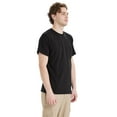 thumbnail image 2 of Hanes Workwear X-Temp Men's Pocket T-Shirt, 2-Pack Black S, 2 of 4